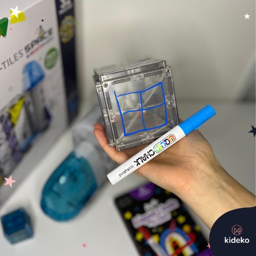 Magna Tiles SPACE a kriedová fixka